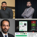 Business and startup award winners Mohsin Habib, Nasarullah Malik, and Chaudhry Muhammad Yunas at Global Summit & Awards 2026, powered by Pak Achievers.
